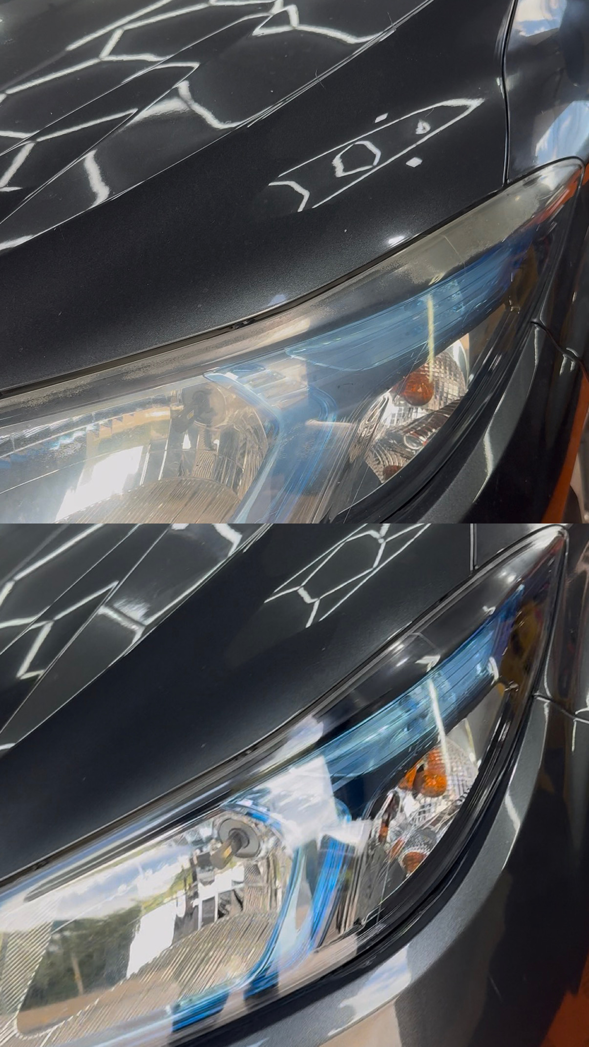 Antes e depois — trabalho 8